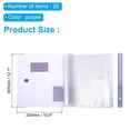 thumbnail image 2 of Uxcell 12.1 x 10.6 Inches Portfolio Binder Folder, 1 Pcs 30 Pocket with Clear Plastic Sheet Protector Sleeves, 2 of 5