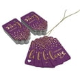 thumbnail image 3 of Inkdotpot Gold Foil Paper Hang Tags Made With Love Text Favor Tags 50 Pack, 3 of 6