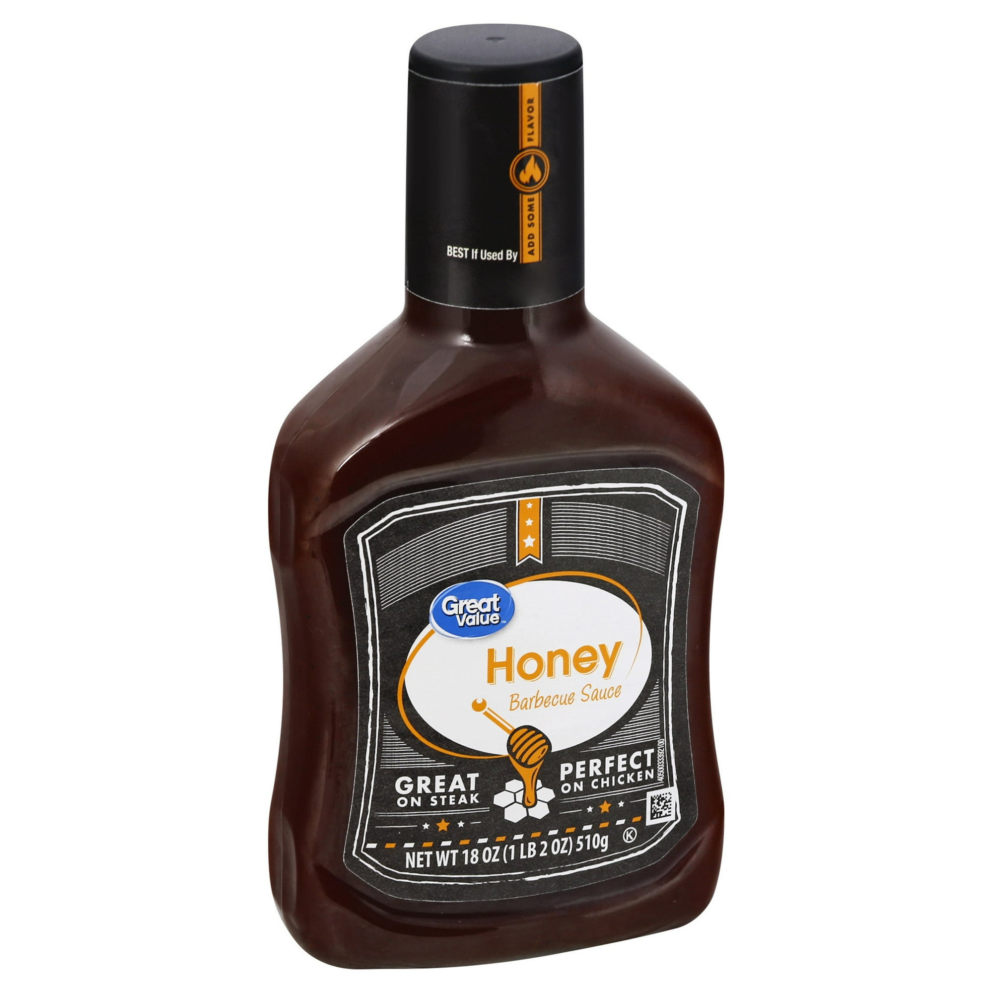 Great Value Honey BBQ Sauce, 18 oz Bottle, 1 Count
