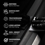 Cerakote Ceramic Trim Coat Kit - Plastic Trim Restorer, Ceramic Coating - Wipes, Cerakote Trim Coat