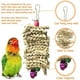 thumbnail image 2 of 3 Pack Parrot Toys Chewing Bird Toy Cuttle Bone Beak Grinding Cage Hanging Bell Toys for African Greys Amazon Conure Eclectus Budgies Parakeet Cockatiel Sincero Producto electrónico, 2 of 6