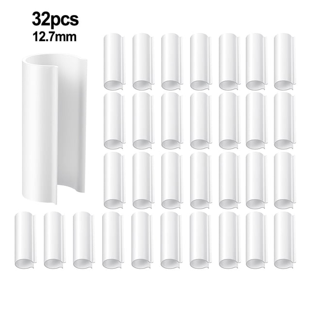 Pince 32 Pcs pour Serres en PVC, Couvertures de Rangées, Abris, Protection des Oiseaux