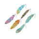 thumbnail image 2 of Moyic 6 piezas pluma marcapáginas cristal revistas libro marca decoración papelería regalo reutilizable recuerdo colgante de diamantes de imitación Decoración del hogar Moyic HA071226-00B, 2 of 6