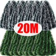thumbnail image 2 of Christmas Tinsel Ribbons Green Cane Ribbon Garland Xmas Tree Hanging Pendent Ribbons Wreath Ornaments Xmas Party Home Decoration, 2 of 5