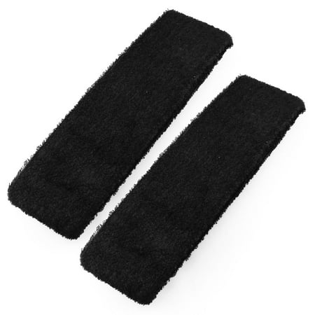 - Unique Bargains 2pcs 6cm Width Elastic Hair Tie Headband Yoga Sports Sweatband Black for Woman