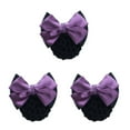 thumbnail image 3 of Guardoinrt Filet à Cheveux à Grand Application pour Apparence Chic et Professionnelle Bons Cadeaux Deux Arcs-Violet 3Ensemble, 3 of 6