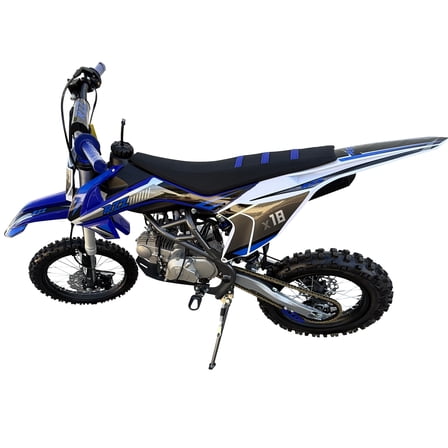 HHH X18 Deluxe Model  125cc 4-Stroke ‎Gas Powered Dirt Bike-Blue