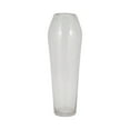 thumbnail image 6 of Floor Glass Vase for Home Decor - Decorative Flower Vase for Living Room and Table Decoration - Tall Accent for Bedroom, Office, and Entryway Styling - 22", Clear & Frost, 6 of 10