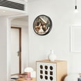 thumbnail image 6 of Voice Activated Clock with Glow Light 12 Inch Large Silent Wall Clock Battery Operated for Home Decor Chicken and Rooster, 6 of 8