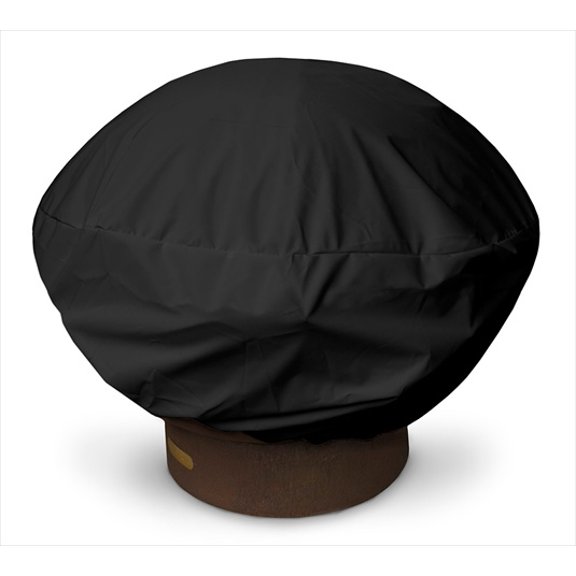KoverRoos 73066 Weathermax Medium Firepit Cover, Black - 35 Dia x 16 H in.