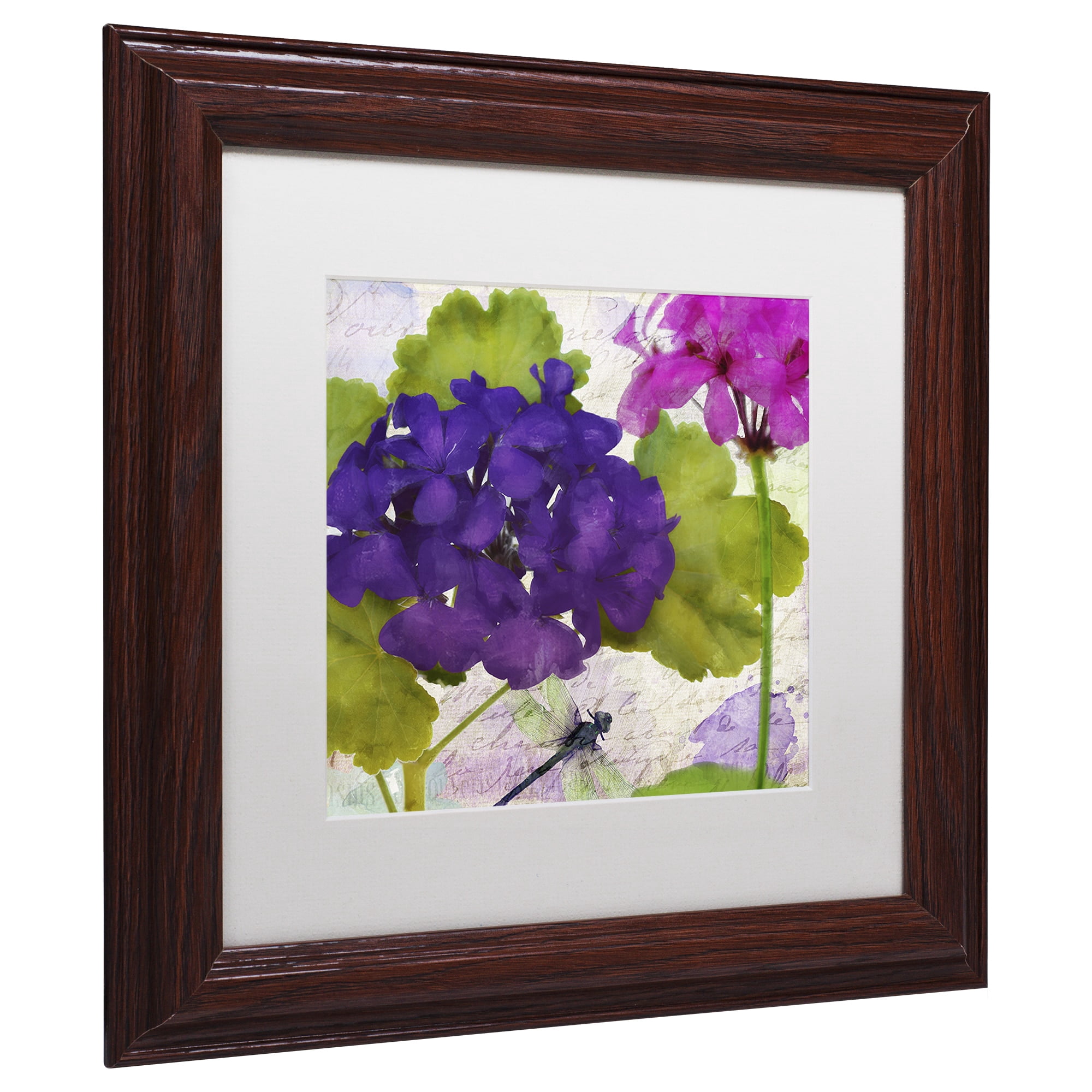 Trademark Fine Art "Gaia I" Canvas Art by Color Bakery, White Matte, Wood Frame