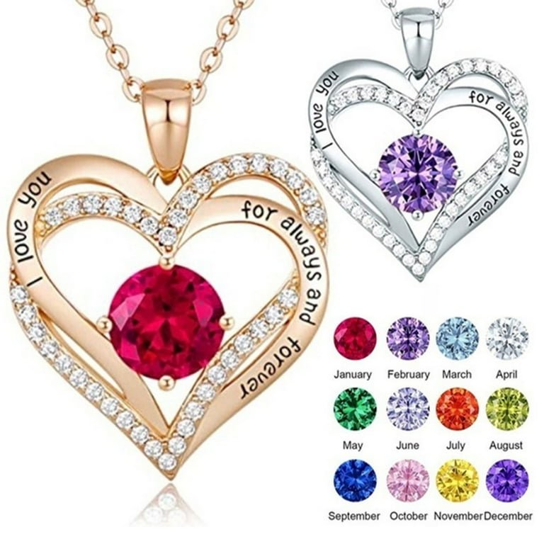 November birthstone hotsell necklace walmart