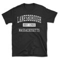 thumbnail image 1 of Lanesborough Massachusetts Classic Established Men's Cotton T-Shirt, 1 of 1