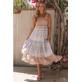thumbnail image 3 of ABPHQTO Vestido largo con estampado floral geométrico estilo boho para mujer, 3 of 5