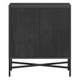 thumbnail image 4 of Henn&Hart 28" Charcoal Gray MDF/PVC Accent Cabinet, 4 of 8