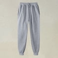 thumbnail image 2 of Mens Cargo Joggers Pants Casual Twill Chino Cotton Elastic Drawstring Outdoor Hiking SweatPants Mens Athletic Gym Cargo Pants ,XXXL-Grey, 2 of 5