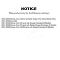 thumbnail image 2 of Transit Auto Front Rear Complete suspension Strut & TOR sway Bar Link Kit (8Pc) for Car Honda Civic Acura EL - Left Right Side (Driver Passenger) KSS-107832, 2 of 2