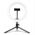 thumbnail image 3 of LED Circular Fill Light with USB Adjustable Desktop Triangle Bracket and Remote Control for in the Live Broadcast Room,1 x LED Circular Fill Light,White&Black, 3 of 9