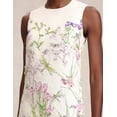 thumbnail image 5 of Vestido Tsukko Delicado Beige Bordado Floral Sin Mangas, 5 of 5