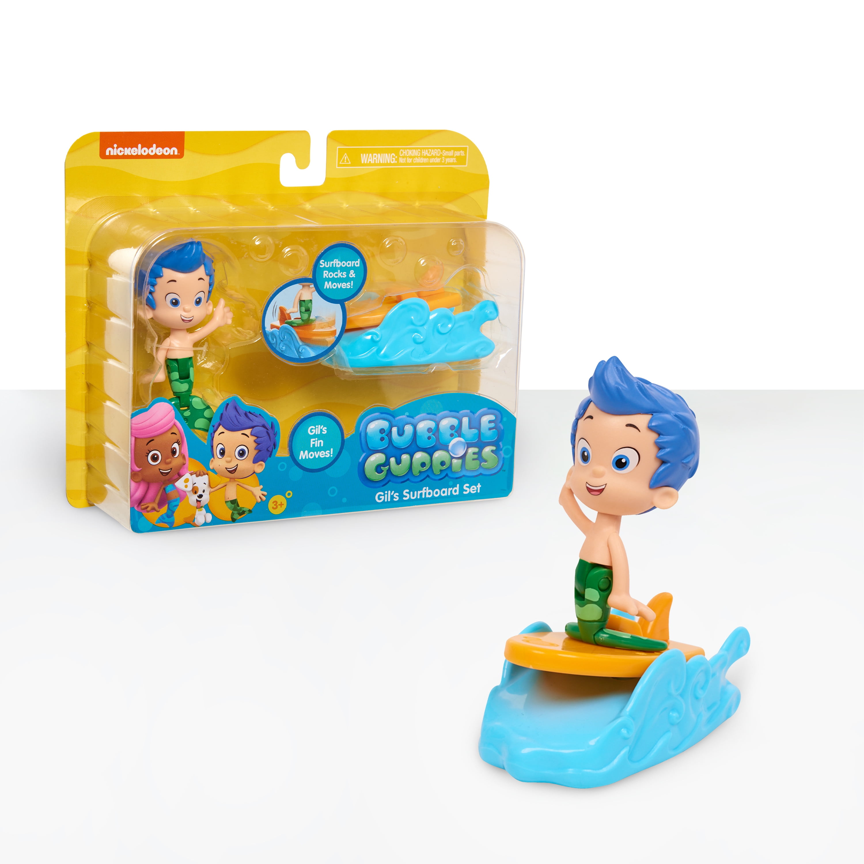 Bubble Guppies Deluxe Water Squirter Set 9 Characters Bath Toys New 