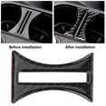 thumbnail image 5 of Soporte para vasos de fibra de carbono para coche, pegatina embellecedora para Mercedes CLA GLA A clase estilo alemán, 5 of 5