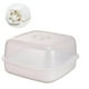 thumbnail image 4 of Cateissary Vaporera para microondas Calor uniformemente Dureza Utensilios de cocina Vaporeras Apilable Transparente Recipiente para cocinar Bollo Utensilios de cocina, 4 of 6