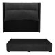 thumbnail image 1 of Recámara King Size Becca Black con Cabecera + Box Base Cama, 1 of 8