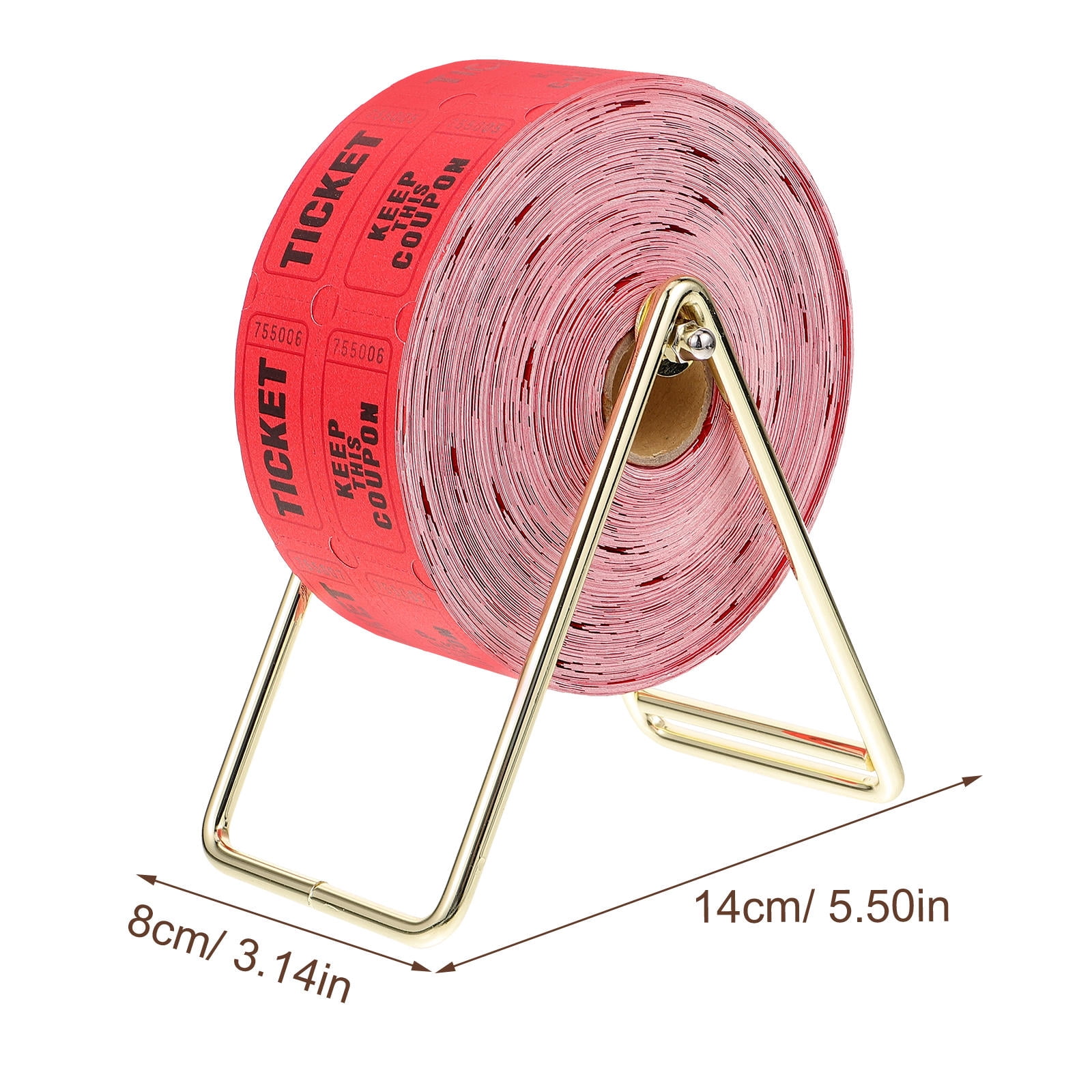 GOOHOCHY Single Deck Raffle Tickets Raffle Tickets and Dispenser 19.00X14.00X8.00CM