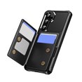 thumbnail image 2 of for Samsung Galaxy A16 5G/4G Wallet Case with Stand-4 Card Holder Slot Hidden Bracket Double Magnetic Clasp PU Leather Slim Shockproof Hybrid TPU Frame Phone Cover for Samsung Galaxy A16 5G/4G, Black, 2 of 8