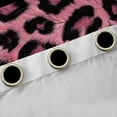 thumbnail image 4 of Feelyou Pink Leopard Print Black Out Curtains, Wildlife Curtains Pack of 2 (42x63 Each), 4 of 6