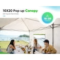 thumbnail image 3 of Quictent 20' x 10' Green Event and Pop-up Outdoor Canopy, 3 of 5
