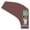 Maroon Red, variant on Brick Red Picture Frame Mat for 8x20 Frames - Oval Opening for 5x15 Photos - 1 Mat