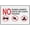 Warning Sign 4, variant on No Sunglasses Hats Caps Hoods Warning Security Outdoor Sign - 8"x12", Reflective, Weatherproof - Bank, Store, Office, Secure Facility