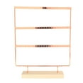 thumbnail image 2 of Earring Storage Display Rack 66Holes Modern Durable for Bathroom Shop Vanity Rose Golden, 2 of 9