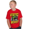 thumbnail image 5 of Cool Street Beast Cartoon Racecar Men's Graphic T Shirt Tees Brisco Brands X, 5 of 6