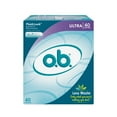 o.b. Original ApplicatorFree Tampons, Ultra Absorbency, 40 Ct