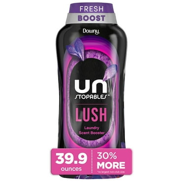 Downy Unstopables  In-Wash Laundry Scent Booster Beads, Lush, 39.9 oz