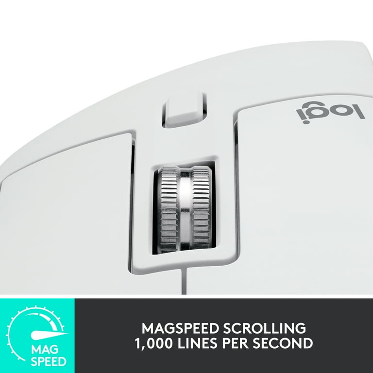 ロジクール MX Master 3S ホワイト MX Master 3sワイヤレスマウス - 8Kオプティカルセンサー | Logicool