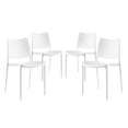 thumbnail image 3 of Red Hipster Dining Side Chair Set of 4, 3 of 4