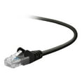 thumbnail image 1 of Belkin - Patch cable - TAA Compliant - RJ-45 (M) to RJ-45 (M) - 14 ft - UTP - CAT 5e - molded, snagless, stranded - black, 1 of 2