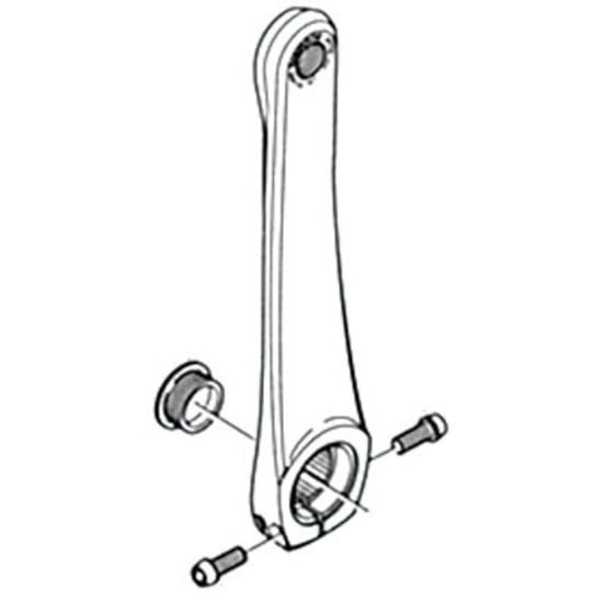 SHIMANO ULTEGRA FC-6600 HOLLOWTECH II CRANKSET ARM PINCH BOLT AND WASHER