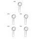 thumbnail image 1 of Juego de 4 Fundas para Cepillos Cateissary Tapa de Cabeza de Cepillo Eléctrico Universal Plástico, 1 of 6