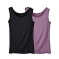 thumbnail image 2 of Women Summer Blouses Casual Tank Top for Women Loose Fit Womens T Shirts Prime Solid Tops for Women Oversized Tops, 2 of 3