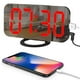 thumbnail image 2 of Pantalla LED Reloj digital Reloj despertador de mesa regulable automático con modo de repetición Puerto USB doble, Pantalla blanca y roja Monstrate EL3016-02B, 2 of 2