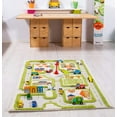 thumbnail image 1 of IVI Traffic 3D Play Rugs, Green, Small, 1 of 8