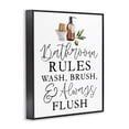 thumbnail image 2 of Stupell Industries Rustic Lodge Wash Brush & Always Flush Black Framed Giclee Art, 11 x 14, by Lux + Me Designs, 2 of 8