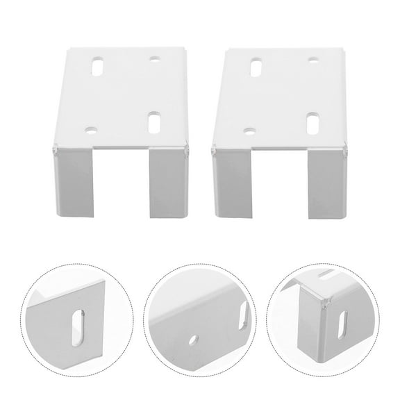 Raindrops Deck Brackets For Railing Galvanized Steel For Wood Rail Support 2Pcs 2.79X1.93X1.26In