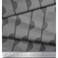 thumbnail image 2 of Soimoi Gray Velvet Fabric Vertical Stripe Decor Fabric Printed Yard 58 Inch Wide, 2 of 3