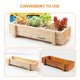thumbnail image 4 of 2 macetas suculentas retro de madera para interiores., 4 of 7