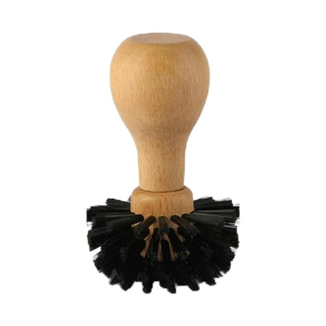 Abbracc Tasseur à Café Portable Accessoires de Cafetière Brosse à Poussière Outils à Café avec Manche en Bois pour Cuisine Bar Maison Café